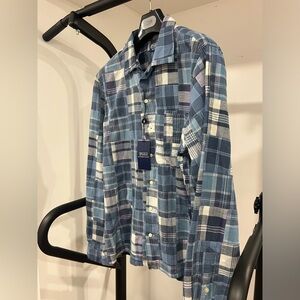 Polo Ralph Lauren Men's Patchwork Madras Camp Shirt